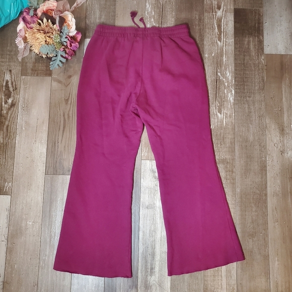 PINK Victoria's Secret High Waist Flared Ivy Fleece Sweatpants Women's Large EUC - Picture 11 of 16
